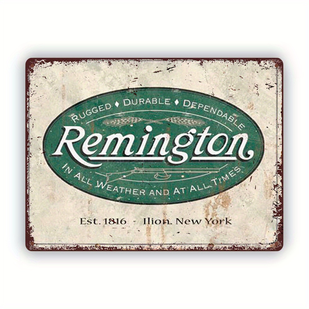Office Lighting Decor - Letrero Metálico Vintage Remington - Encanto