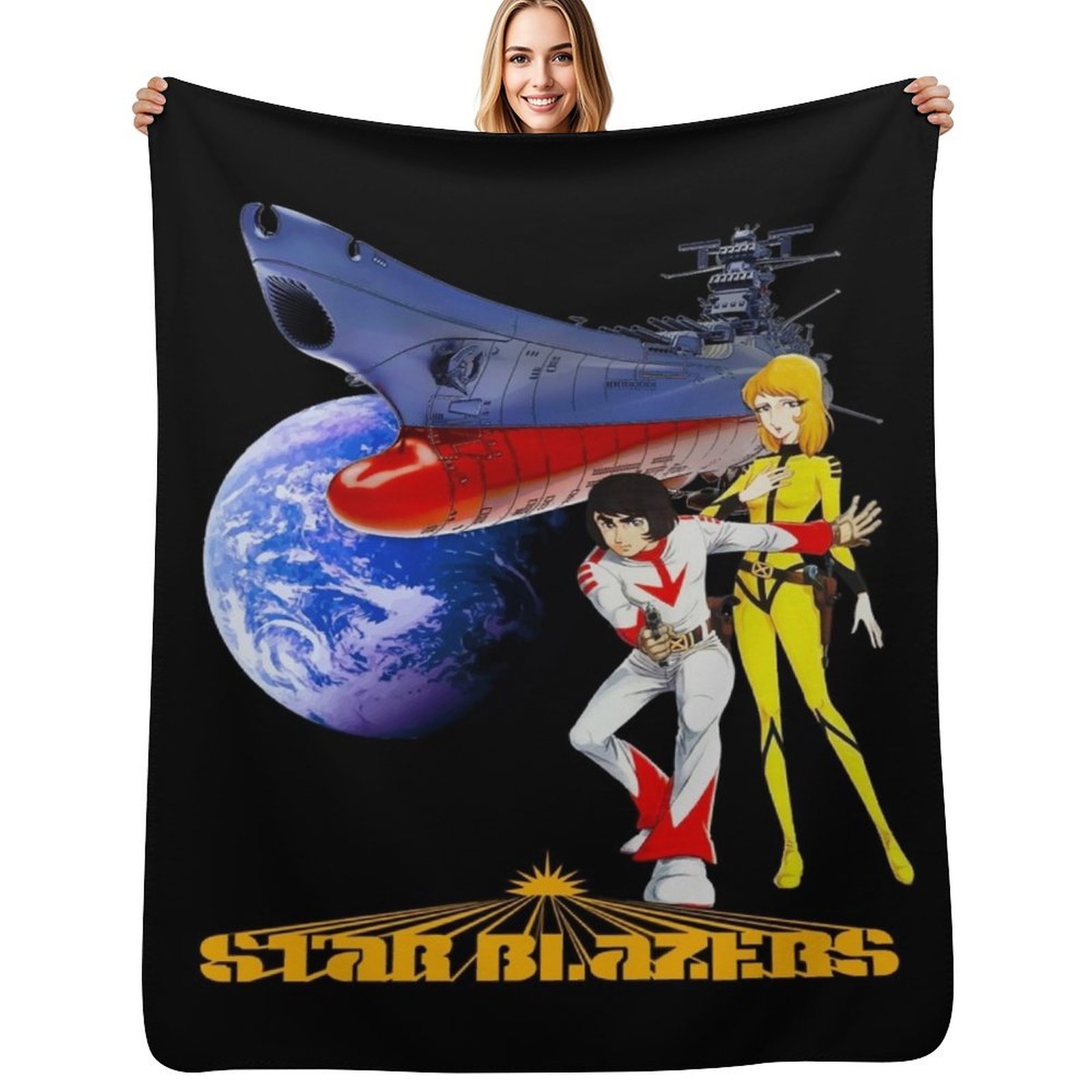 Nova Decor & Lighting Julestjerne - Camiseta clásica Star Blazers Wild Star