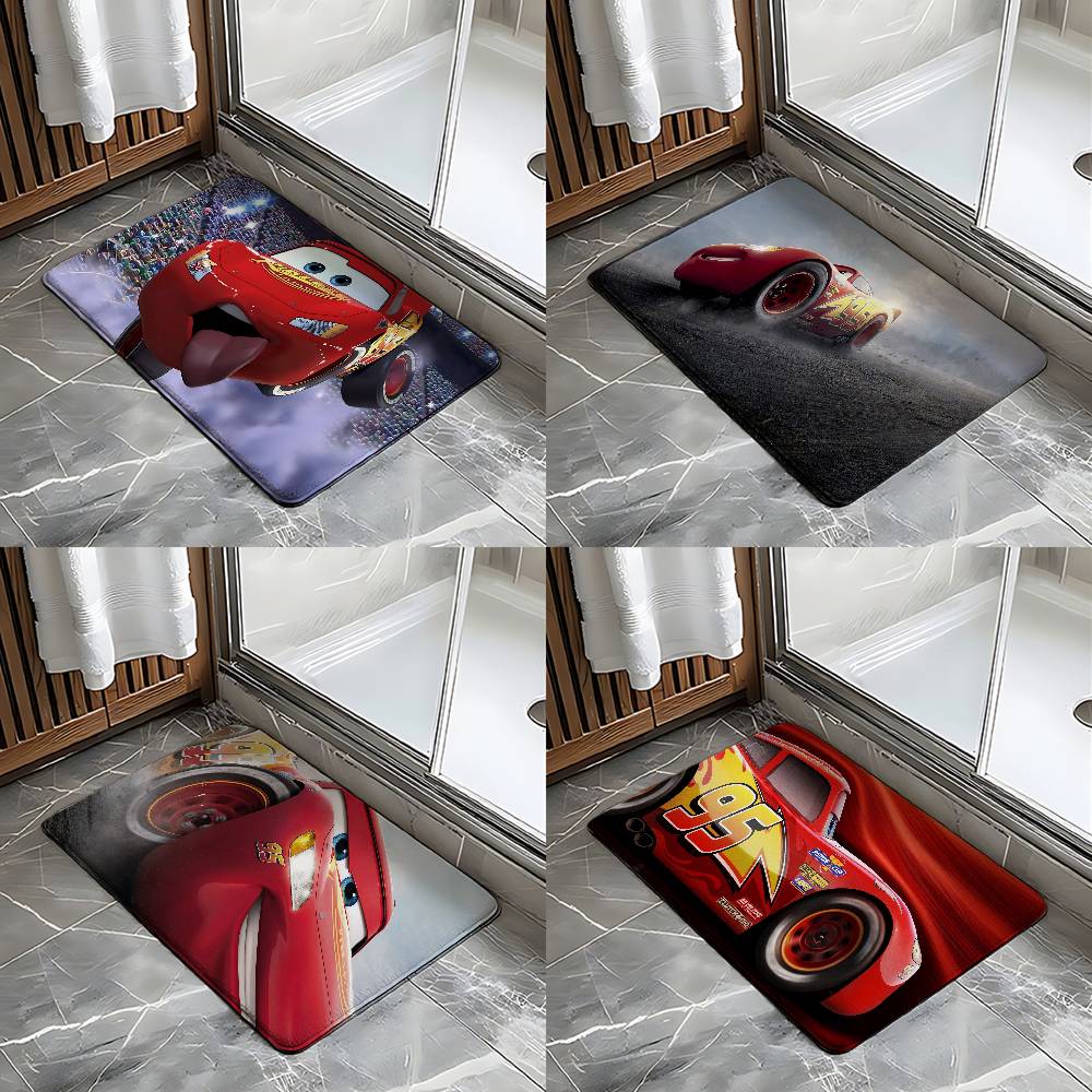 Lighting Mcqueen Decor - Alfombra antideslizante para baño, alfombra para