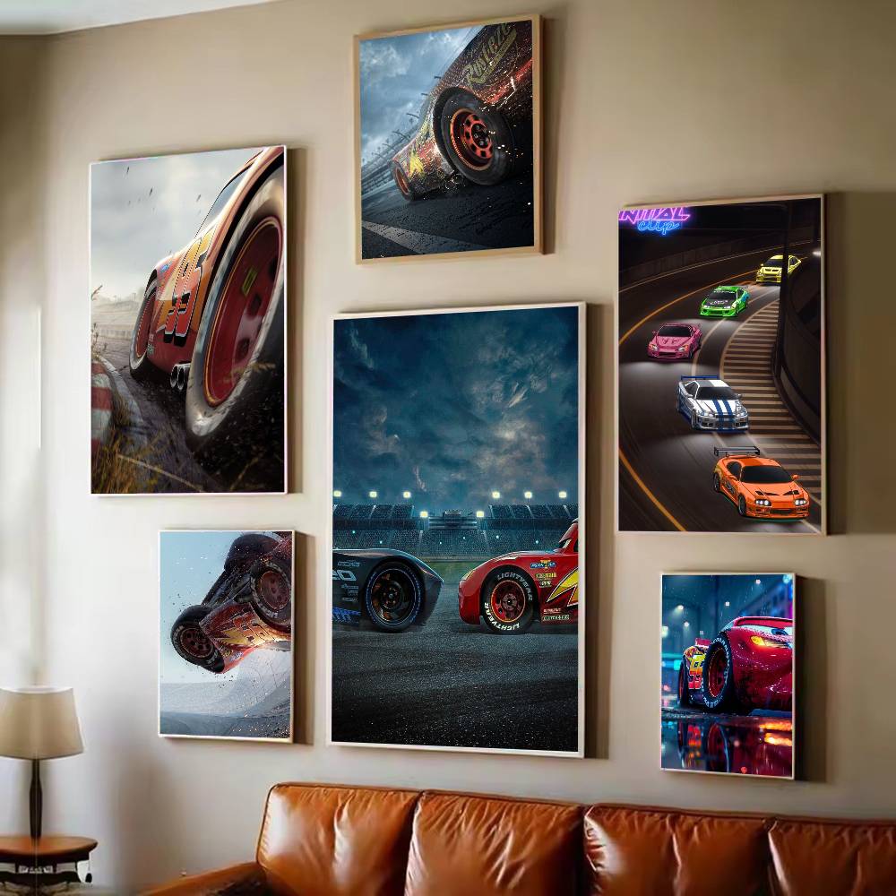 Lighting Mcqueen Decor - Póster de Cars 3 Film Lightning