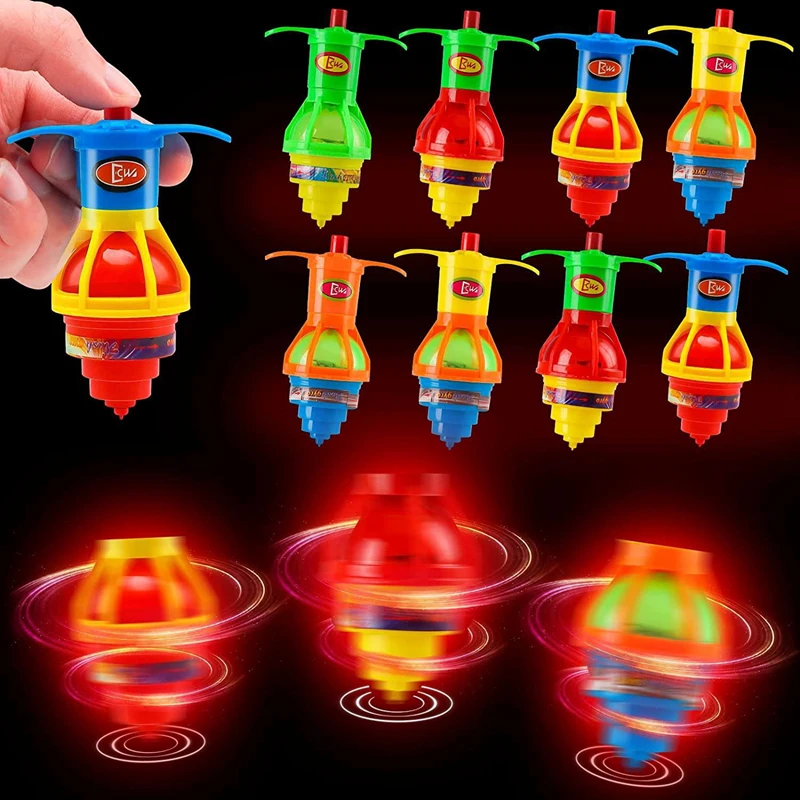 Lighting Mcqueen Decor - Giroscopio giratorio brillante para niños, juguetes