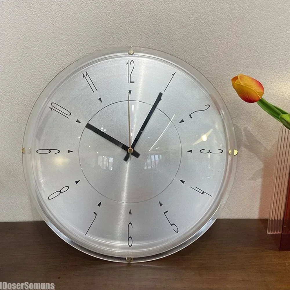 Lighting Home Decor Wall Clocks - Reloj de pared redondo GGE, reloj