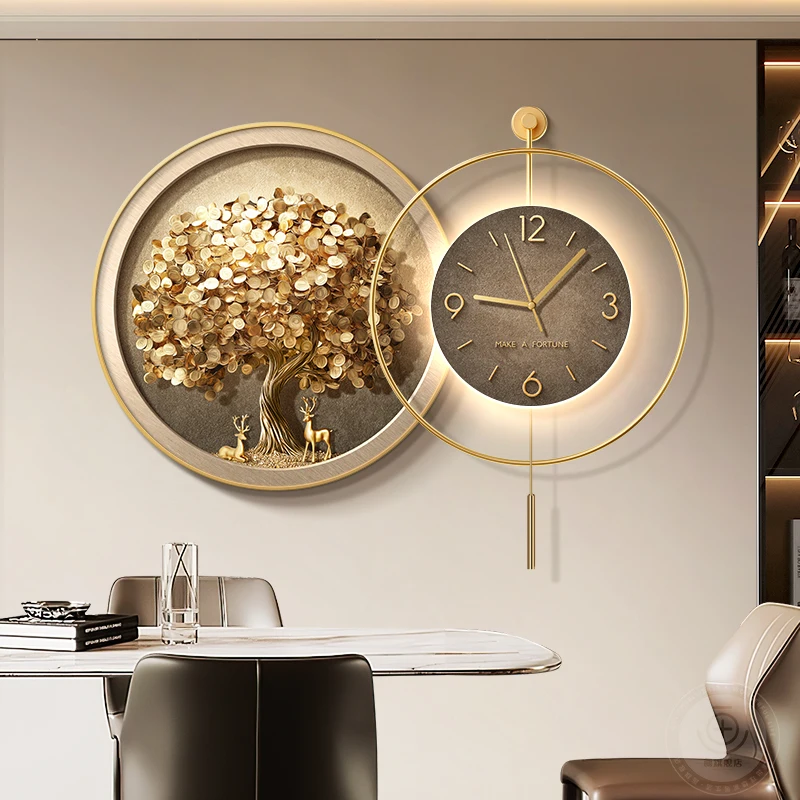 Wall Decor Lighting Tree - Cuadro decorativo para restaurante Fortune Tree,