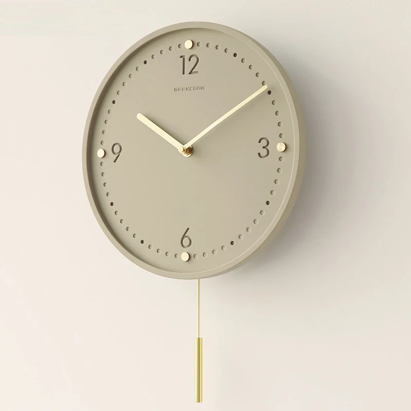 Lighting Home Decor Wall Clocks - Relojes de pared silenciosos minimalistas para