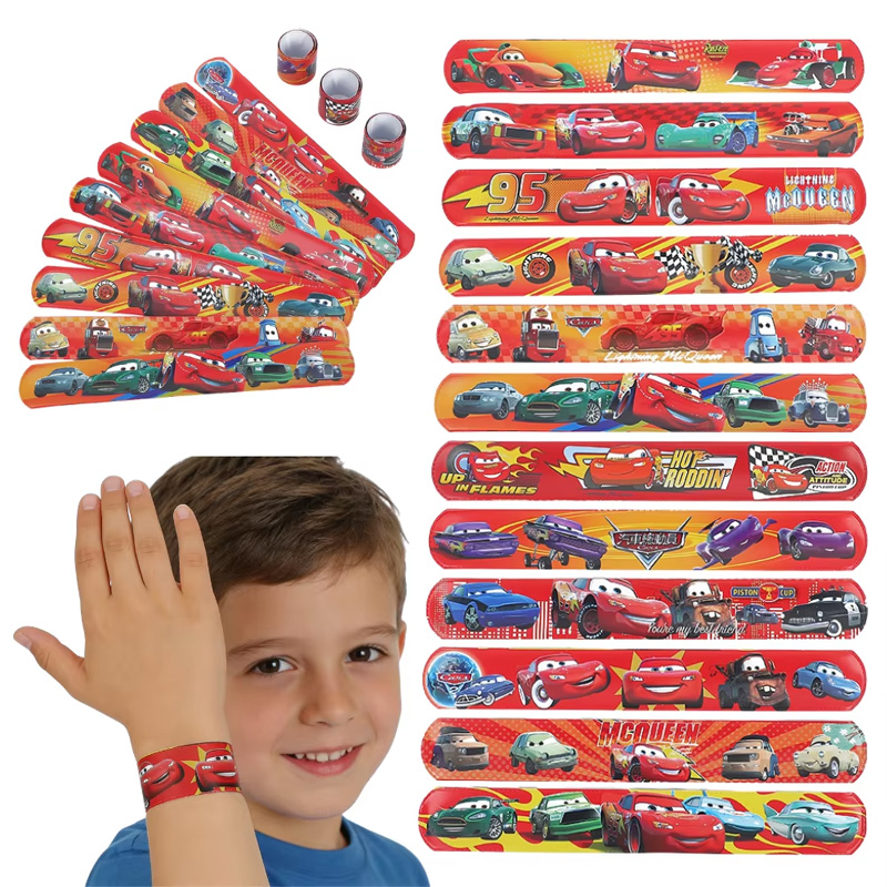 Lighting Mcqueen Decor - 12/24/36 piezas de pulseras de Disney