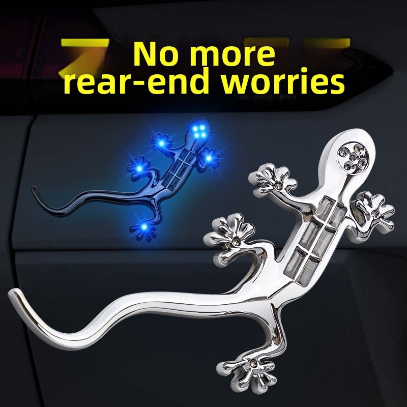 Gecko Lighting & Decor - Luz LED solar anticolisión para coches