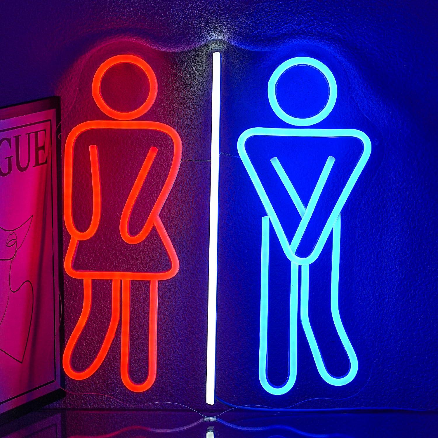 Office Lighting Decor - Letreros de Neón para Baños, Luces