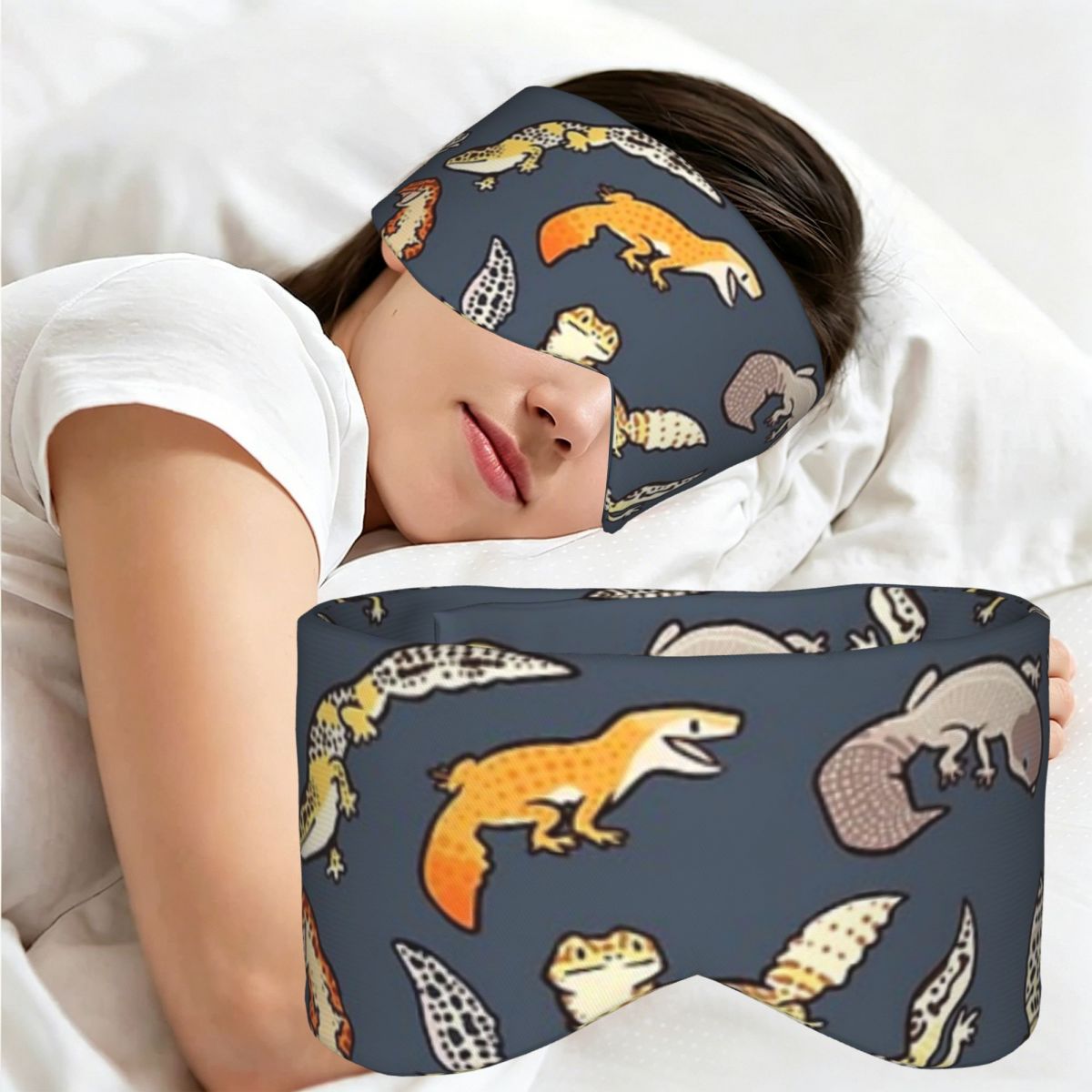 Gecko Lighting & Decor - Antifaz para Dormir Chub Geckos en