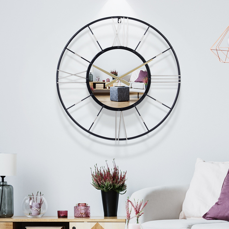 Lighting Home Decor Wall Clocks - Reloj moderno y sencillo para decoración