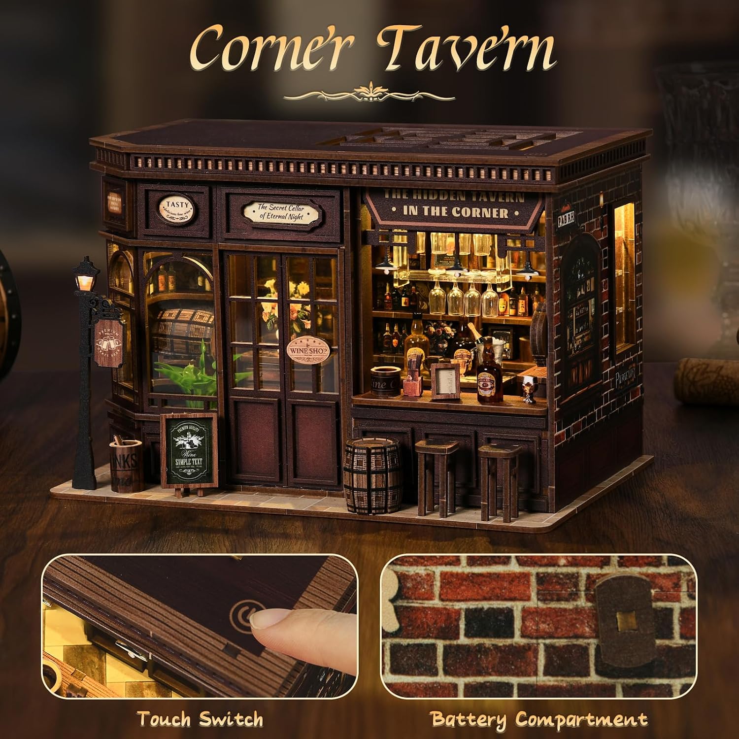 Lighting Home Decor Products - Kit de Casa en Miniatura para