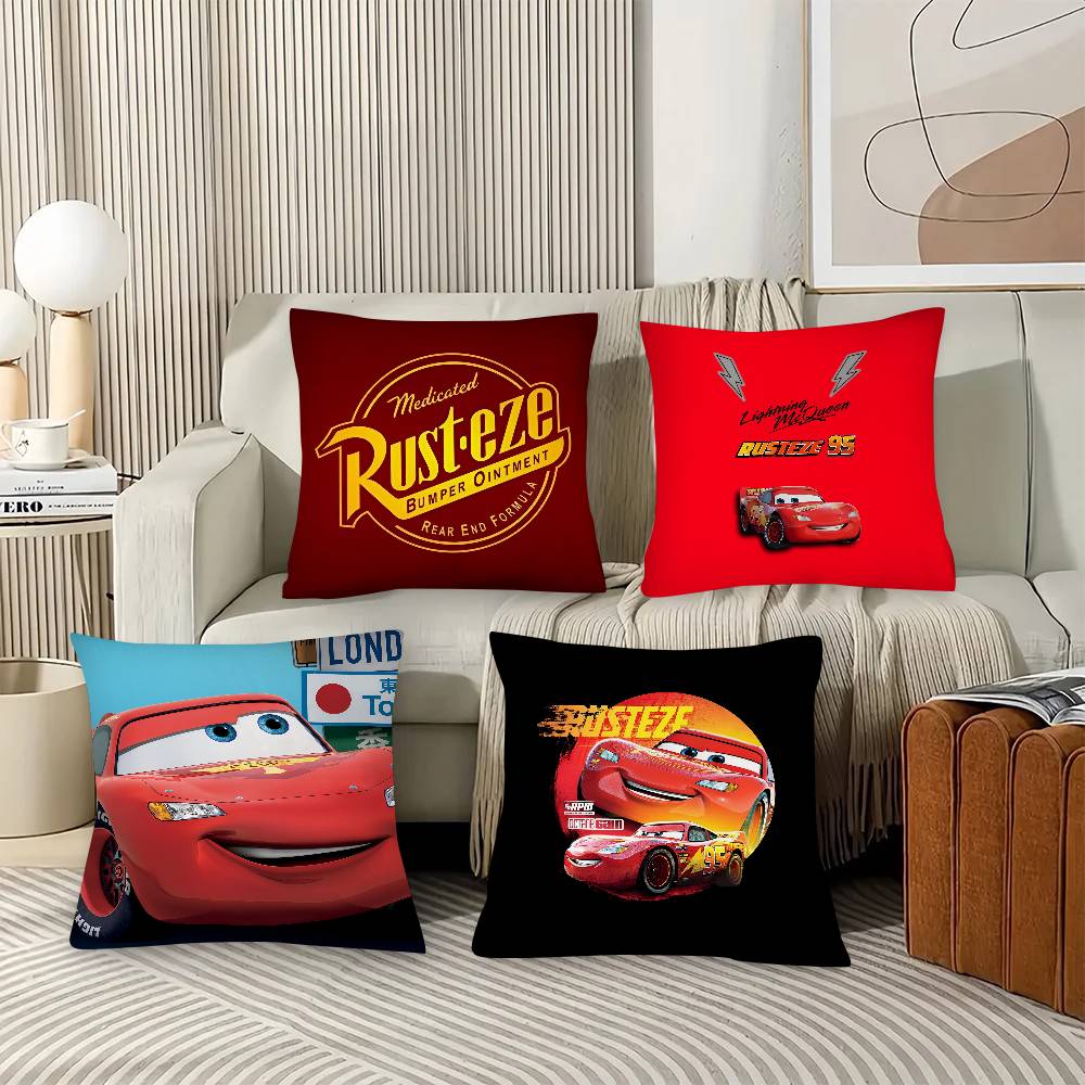 Funda de almohada cuadrada de  - Lighting Mcqueen Decor reseña y precio