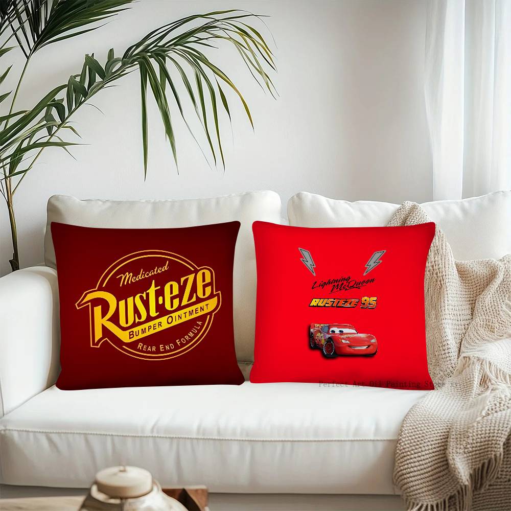 Funda de almohada cuadrada de  - Lighting Mcqueen Decor reseña y precio