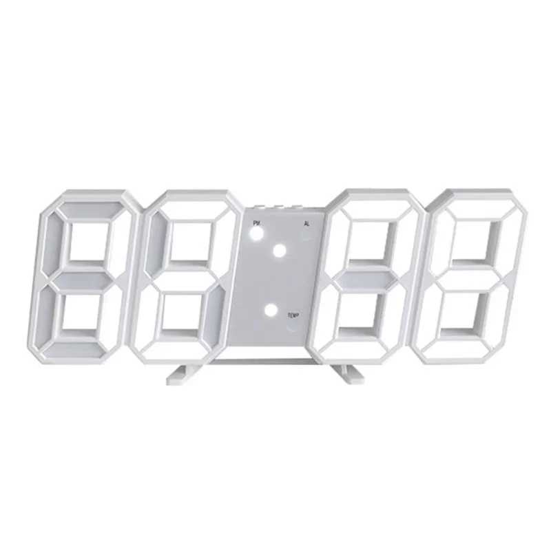 Reloj de pared Digital 3D para - Lighting Home Decor Wall Clocks reseña y precio