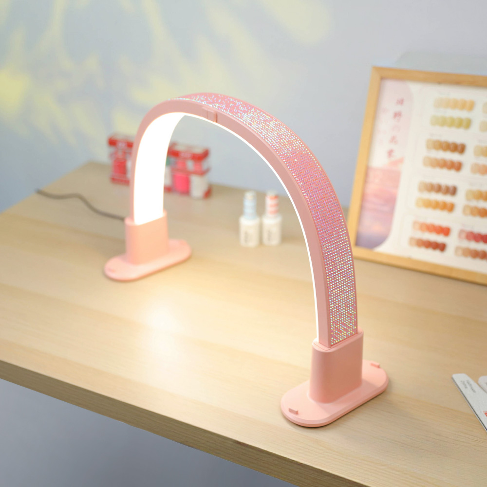 Mini media luna manicura relle - Led Moon Lamp reseña y precio