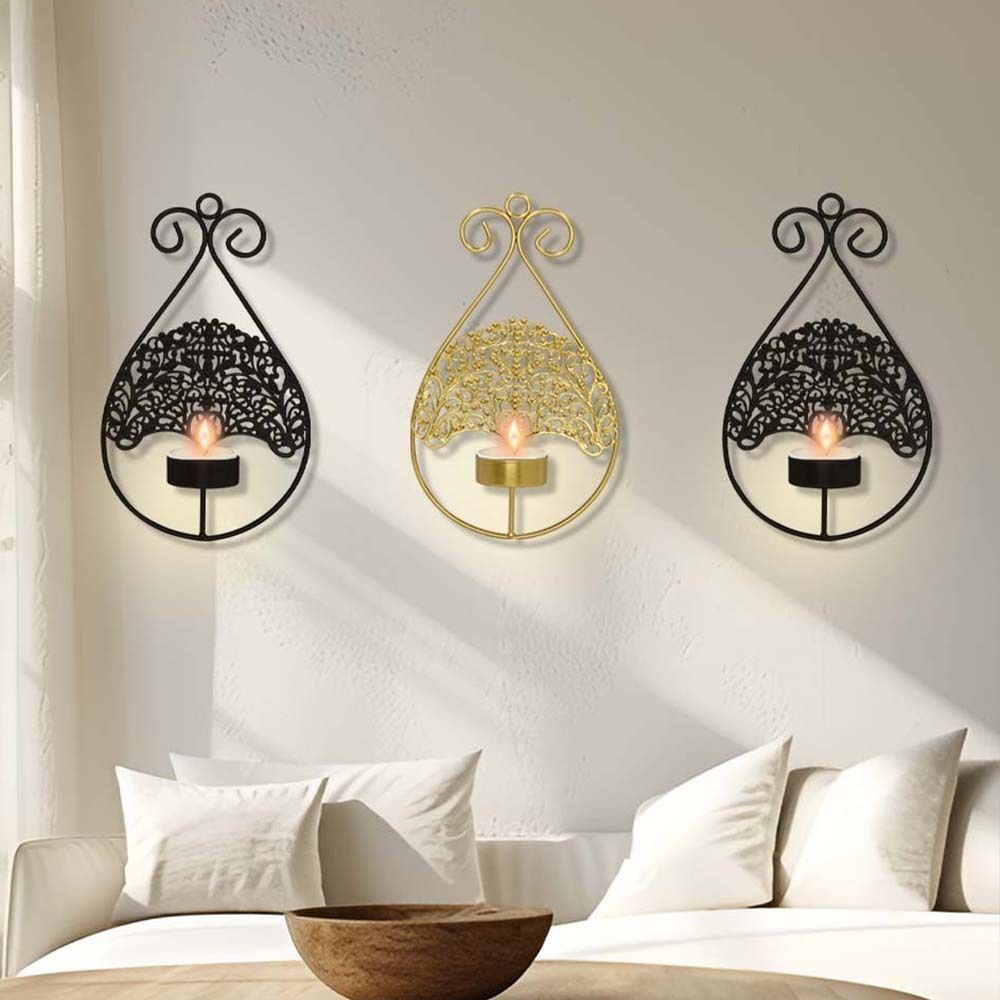 Candelabro de Pared Dorado, De - Wall Decor Lighting Tree reseña y precio