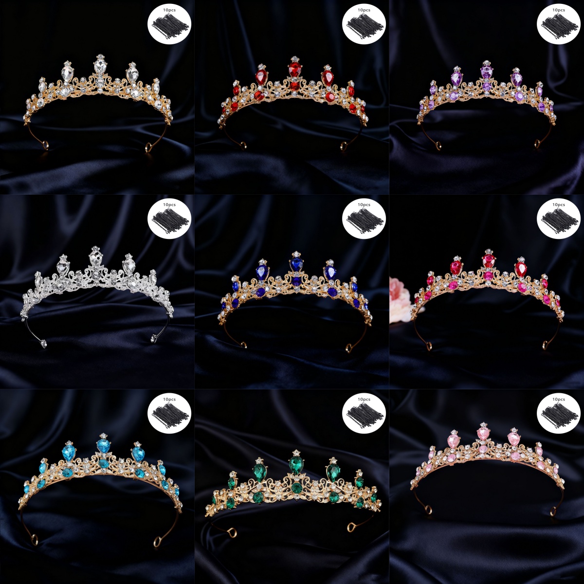 Tiara nupcial vintage con pedr - Elegant Decor & Lighting Llc reseña y precio