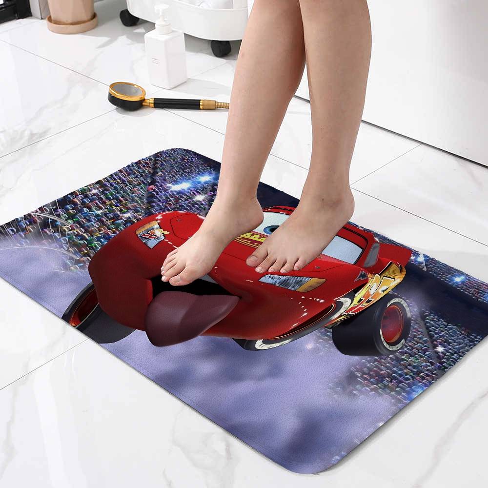 Alfombra antideslizante para b - Lighting Mcqueen Decor reseña y precio