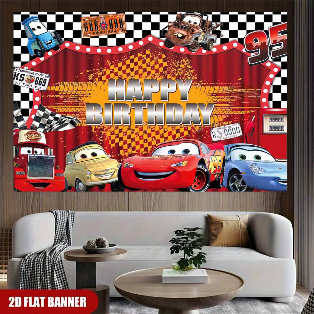 Decoraciones para Fiestas de A - Lighting Mcqueen Decor reseña y precio