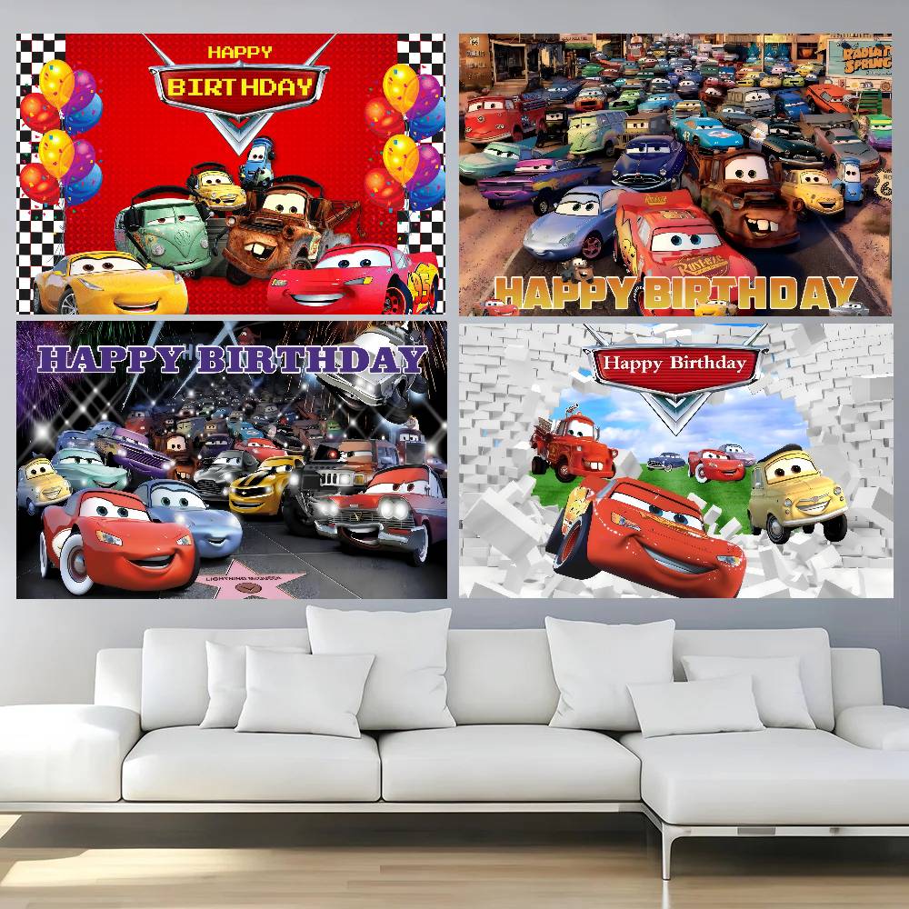 Decoraciones para Fiestas de A - Lighting Mcqueen Decor reseña y precio
