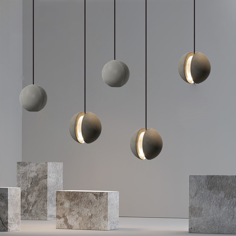 Lámpara Colgante de Cemento de - Led Moon Lamp reseña y precio