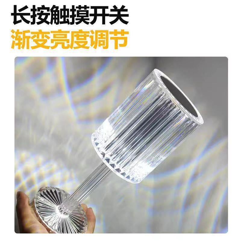 Lámpara de mesa de cristal de  - Lighting Home Decor Ideas reseña y precio