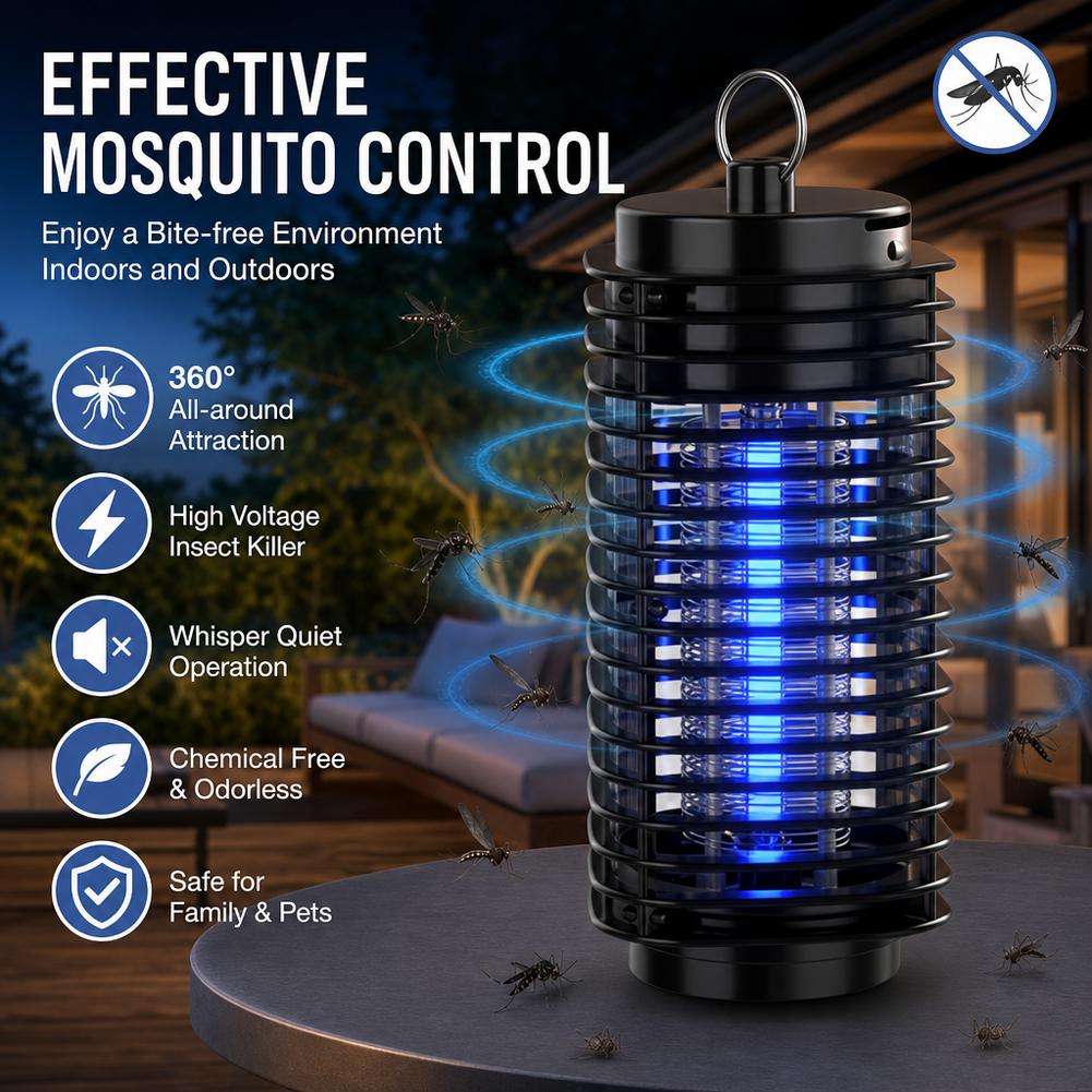 Lámpara Antimosquitos Eléctric - Office Lighting Decor reseña y precio