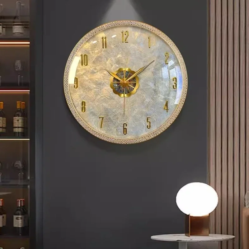 Reloj de pared de salón de luj - Lighting Home Decor Wall Clocks reseña y precio