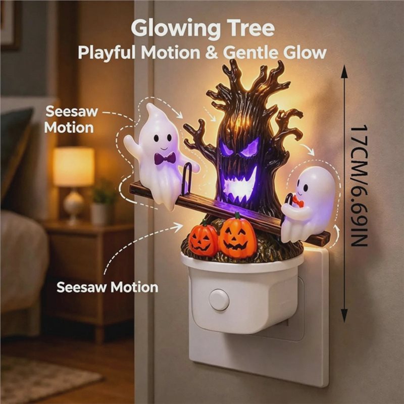 YANA50I Decoración de Hallowee - Wall Decor Lighting Tree reseña y precio