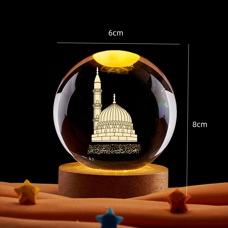 Decoración de Ramadán, bola de - Led Moon Lamp reseña y precio