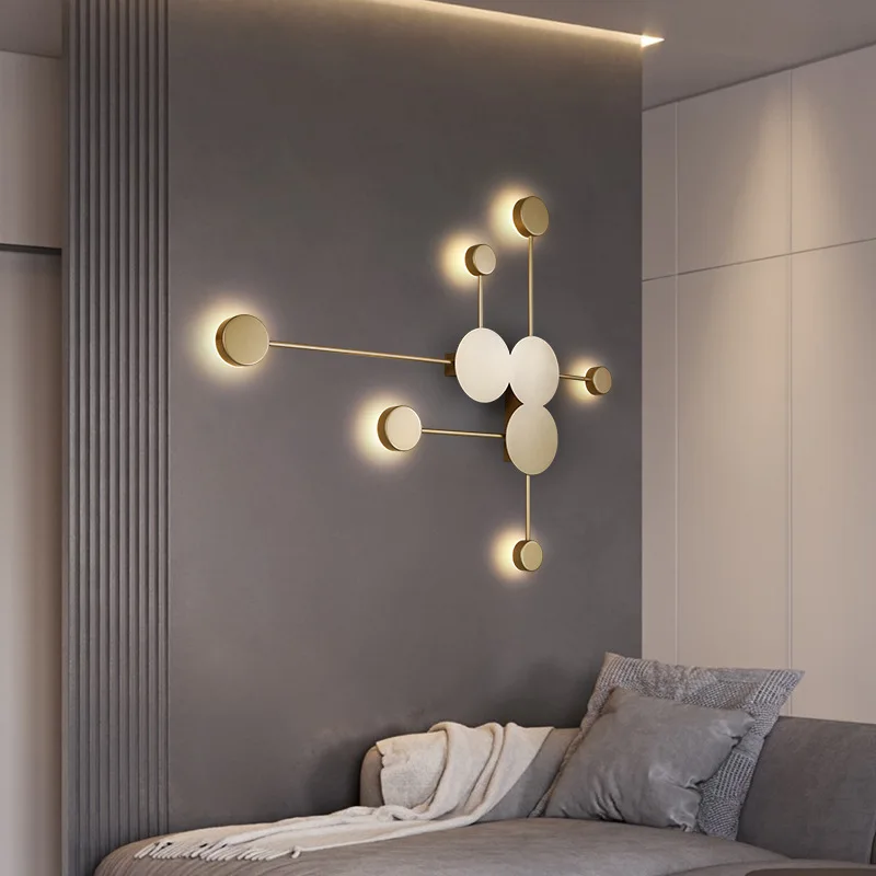 Candelabro de pared Led modern - Lighting Home Decor Wall Clocks reseña y precio