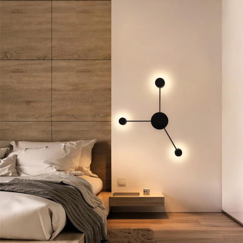 Candelabro de pared Led modern - Lighting Home Decor Wall Clocks reseña y precio