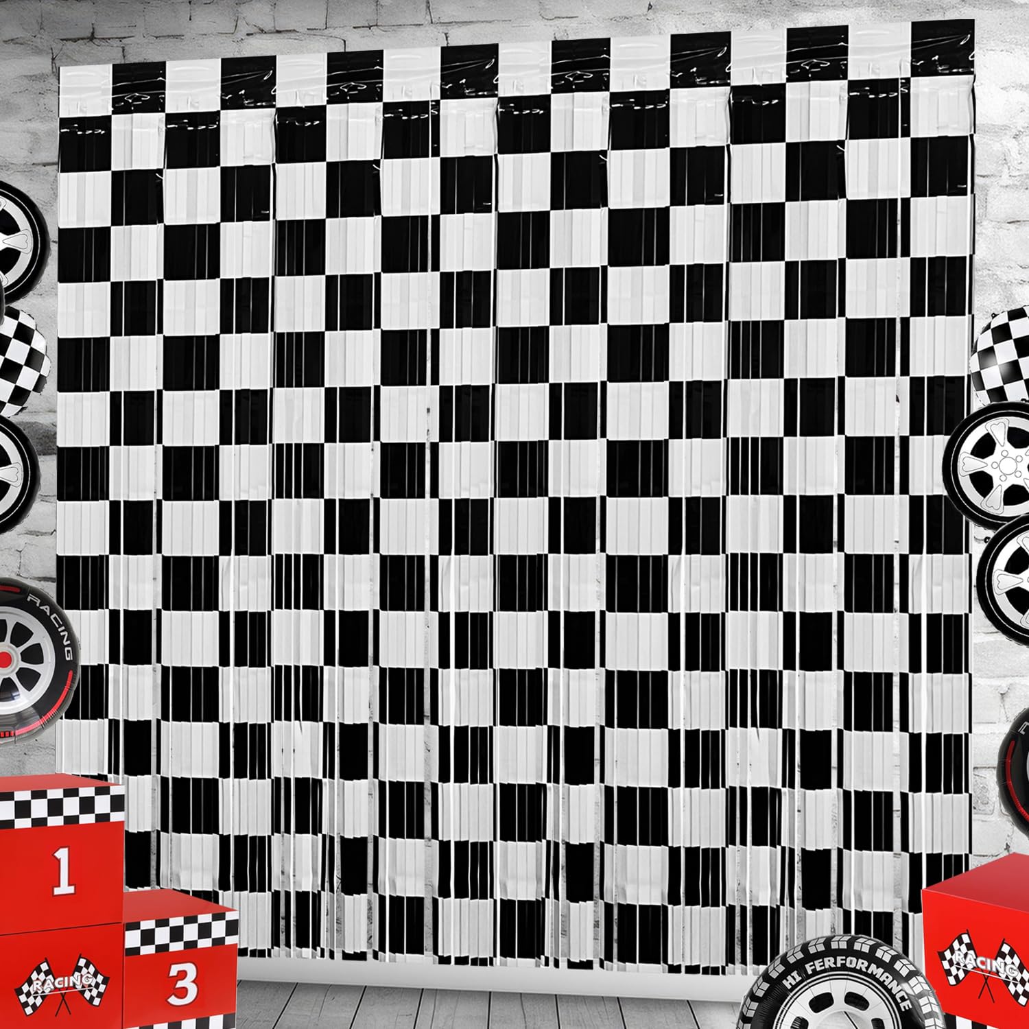Decoración de fiesta de cumple - Lighting Mcqueen Decor reseña y precio