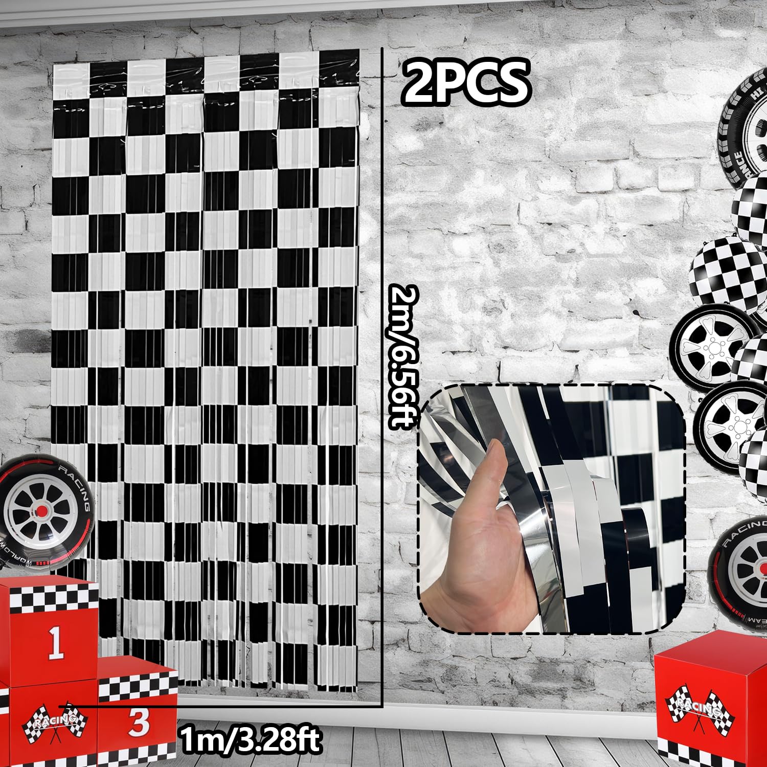 Decoración de fiesta de cumple - Lighting Mcqueen Decor reseña y precio