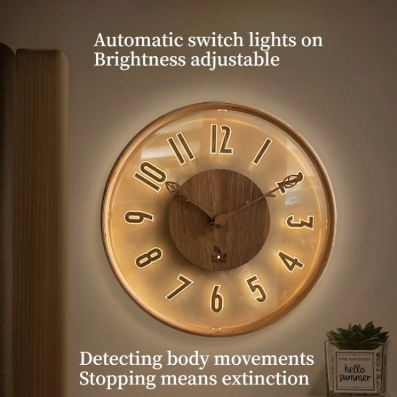 Relojes de Pared Inteligentes  - Lighting Home Decor Wall Clocks reseña y precio