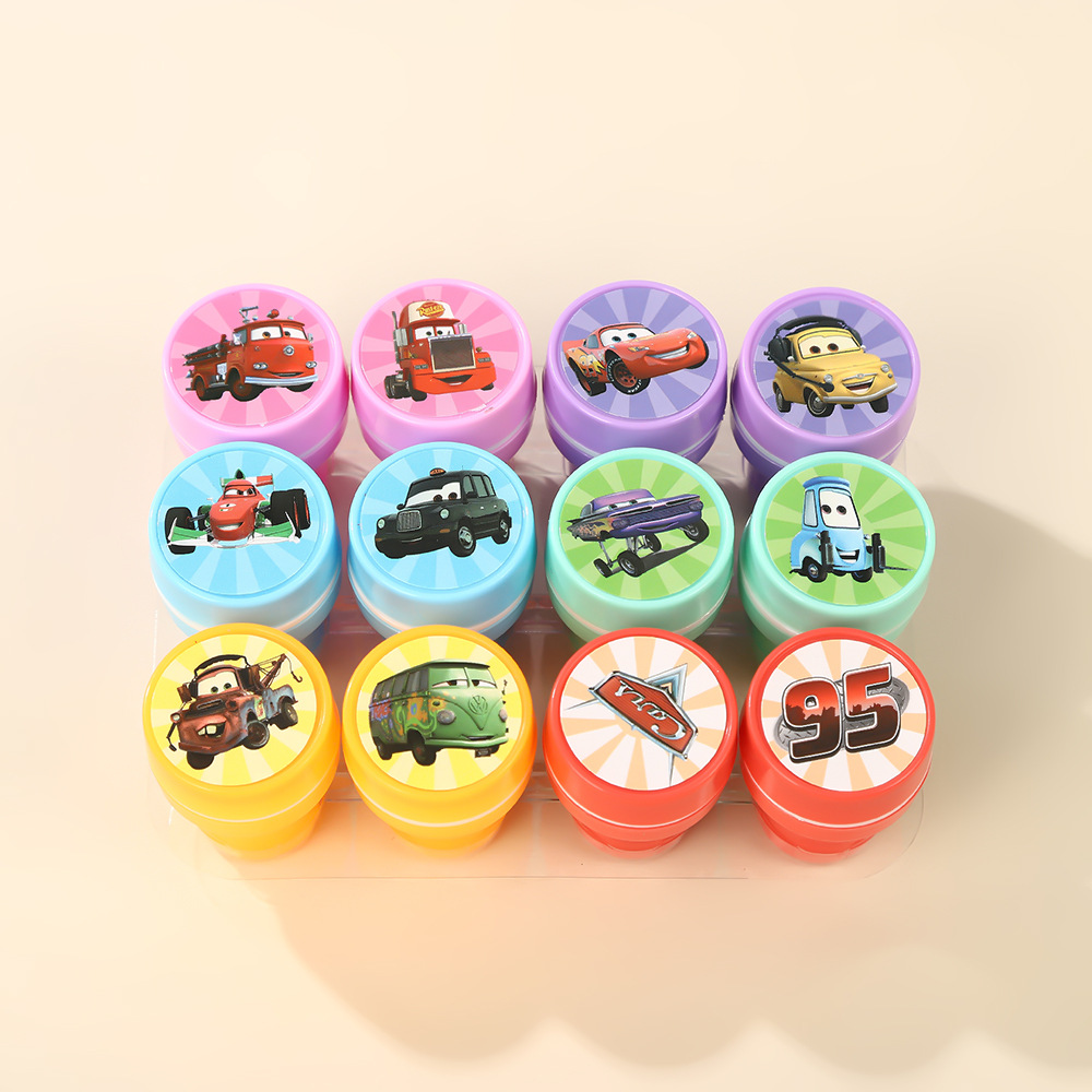 12/24/36 Uds sellos de coche f - Lighting Mcqueen Decor reseña y precio