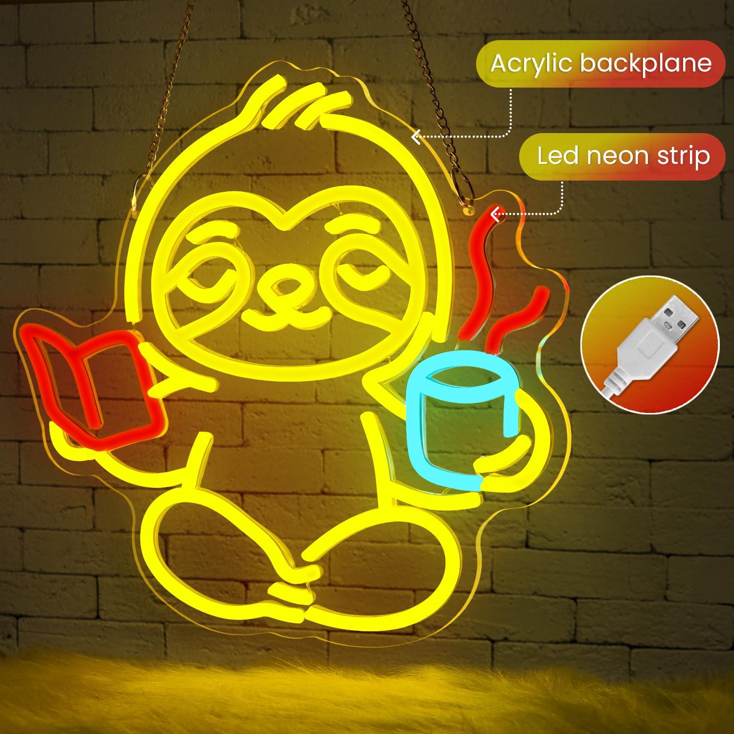 Letrero Luminoso LED USB con D - Office Lighting Decor reseña y precio