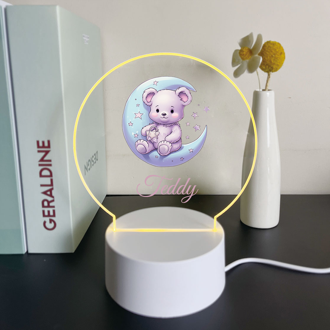 1 pieza Lámpara de mesa LED pe - Led Moon Lamp reseña y precio