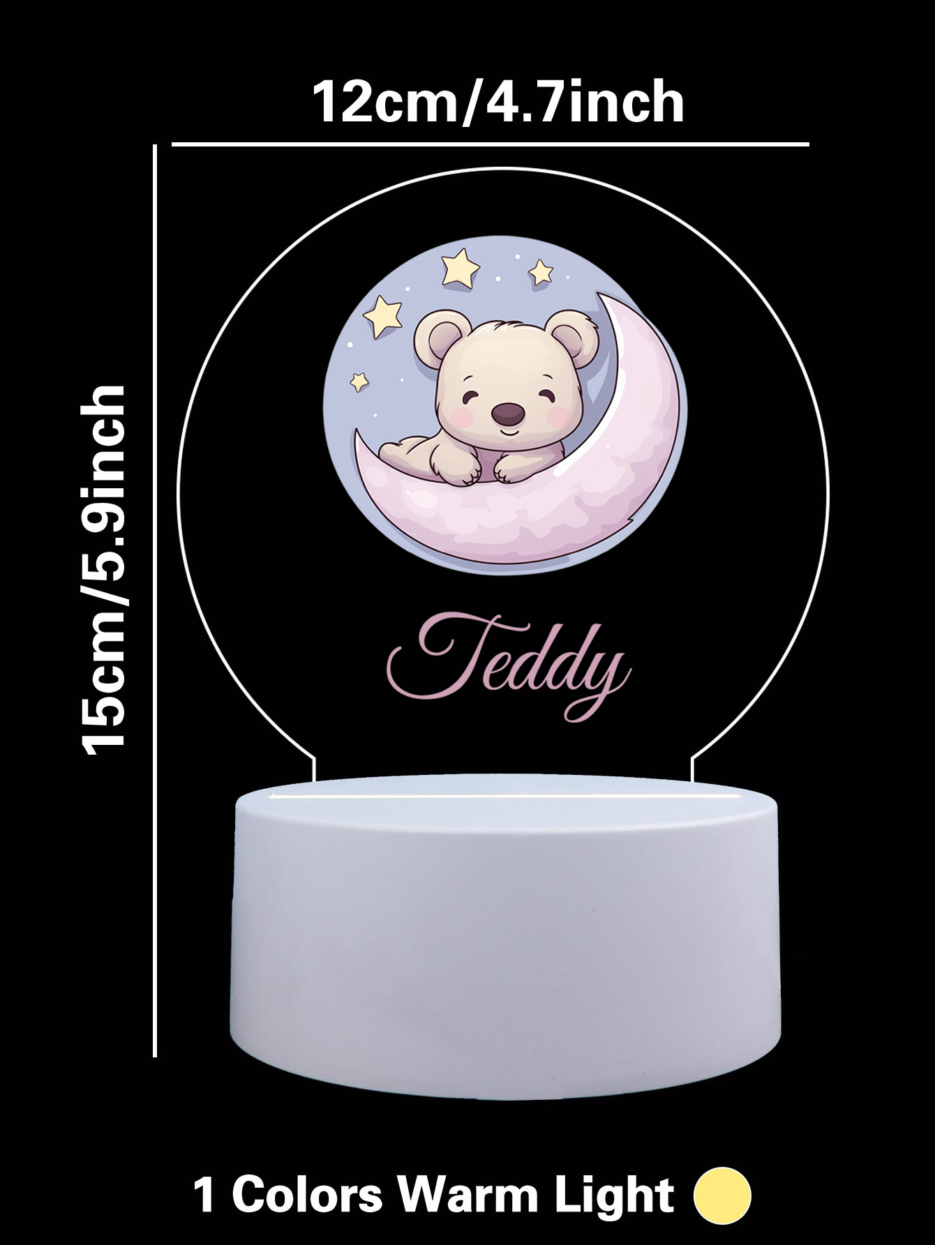 1 pieza Lámpara de mesa LED pe - Led Moon Lamp reseña y precio