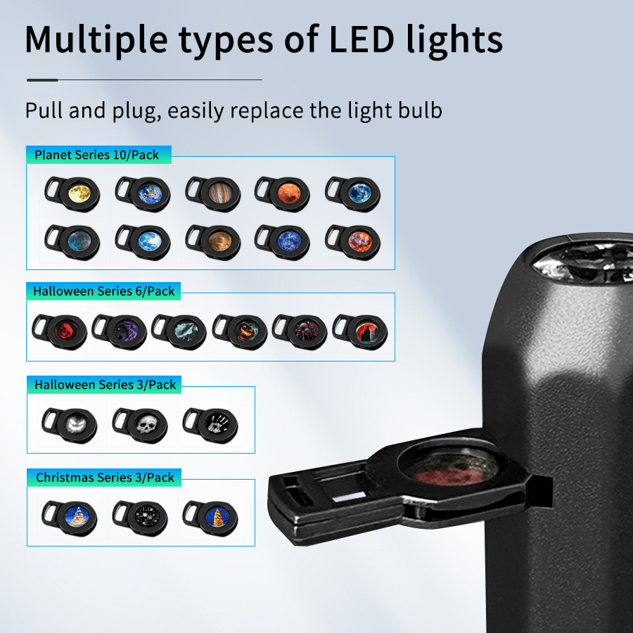 Proyección Led de Halloween, l - Led Moon Lamp reseña y precio