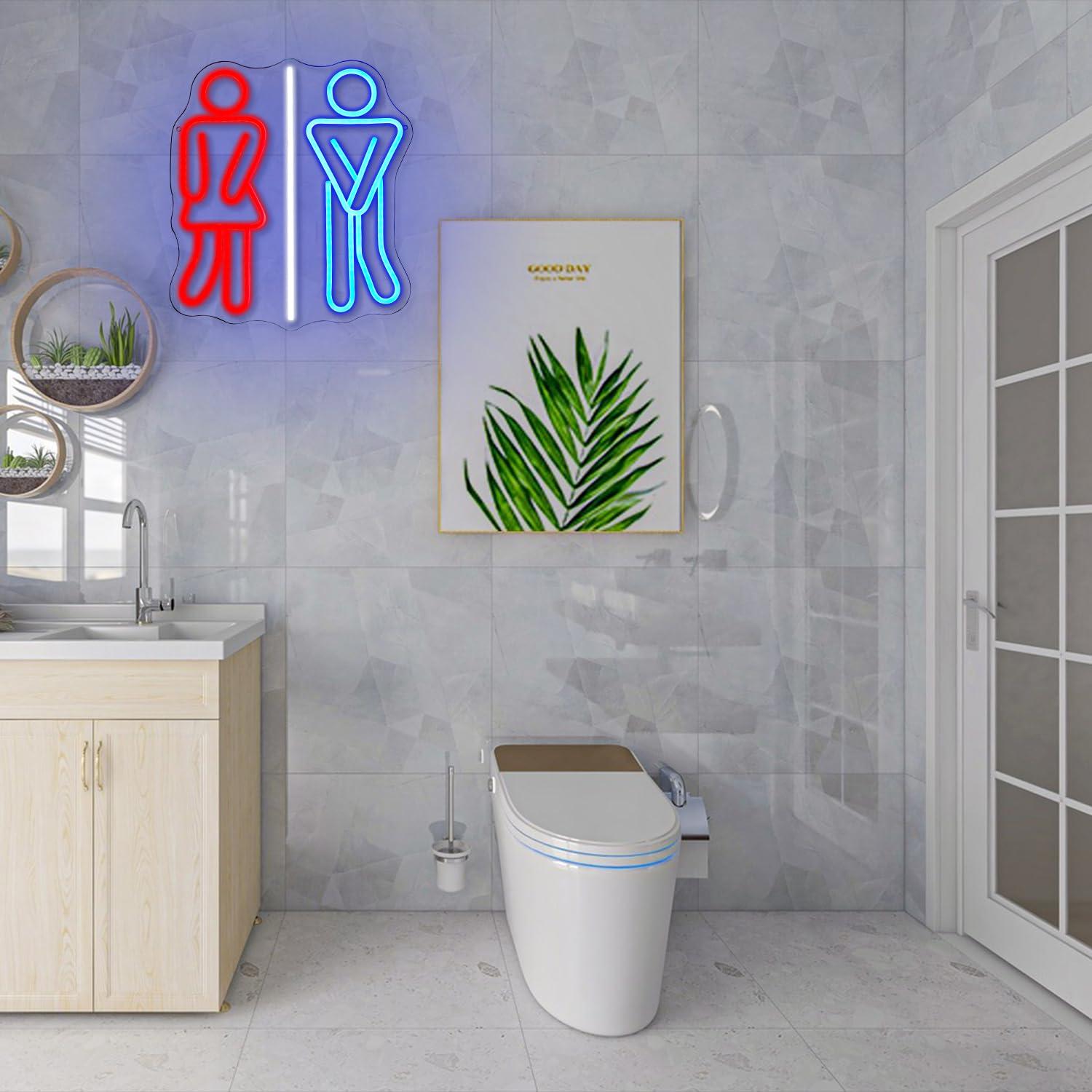 Letreros de Neón para Baños, L - Office Lighting Decor reseña y precio