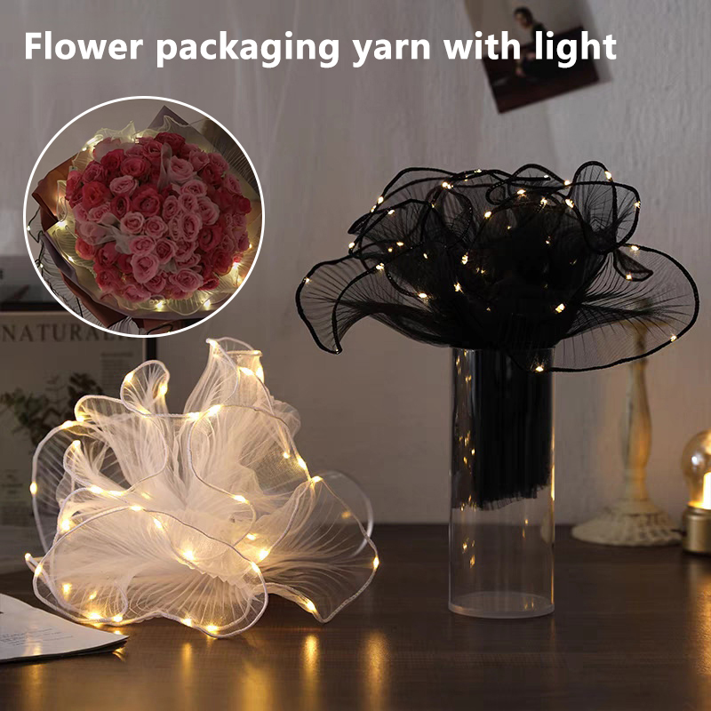 Papel de regalo de flores LED  - Lighting Decor Wedding reseña y precio