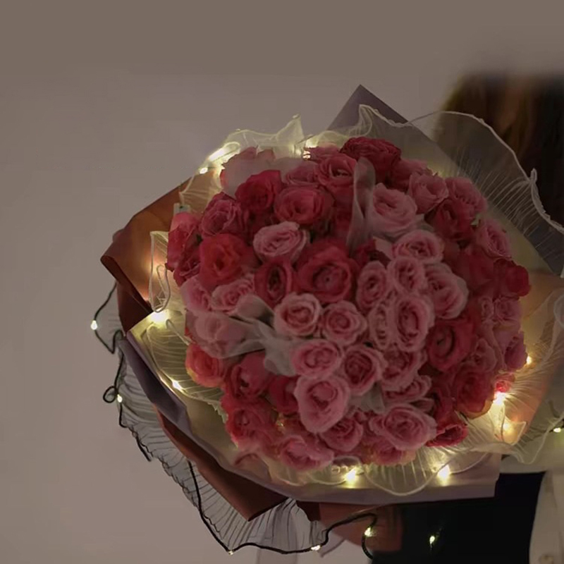 Papel de regalo de flores LED  - Lighting Decor Wedding reseña y precio
