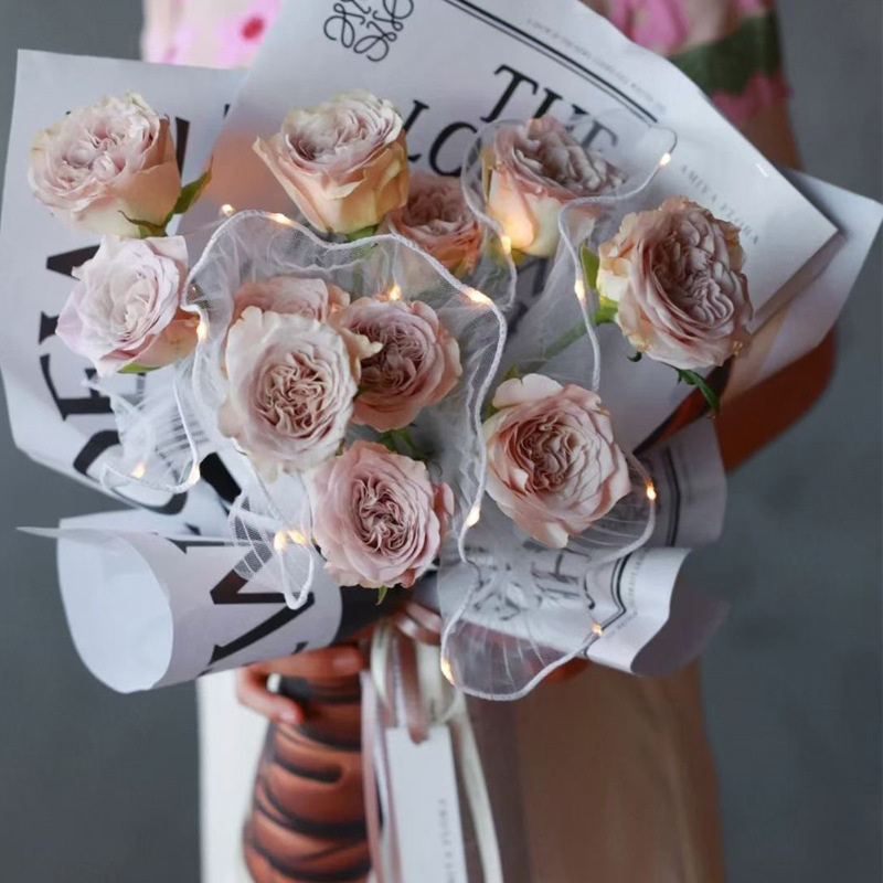 Papel de regalo de flores LED  - Lighting Decor Wedding reseña y precio