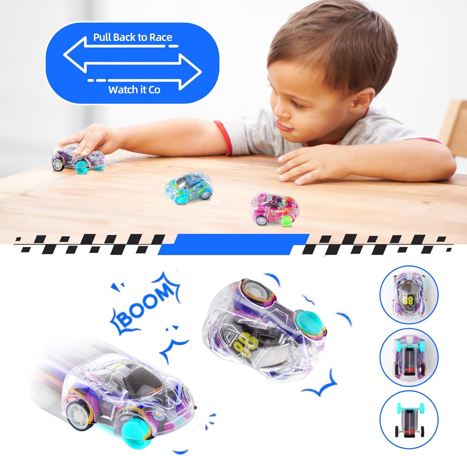 Juego de Mini coches extraíble - Lighting Mcqueen Decor reseña y precio