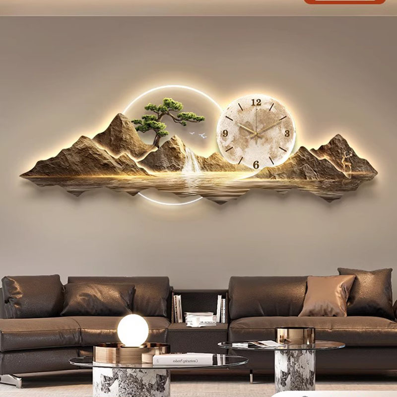 Relojes de Pared para Sala de  - Lighting Home Decor Wall Clocks reseña y precio
