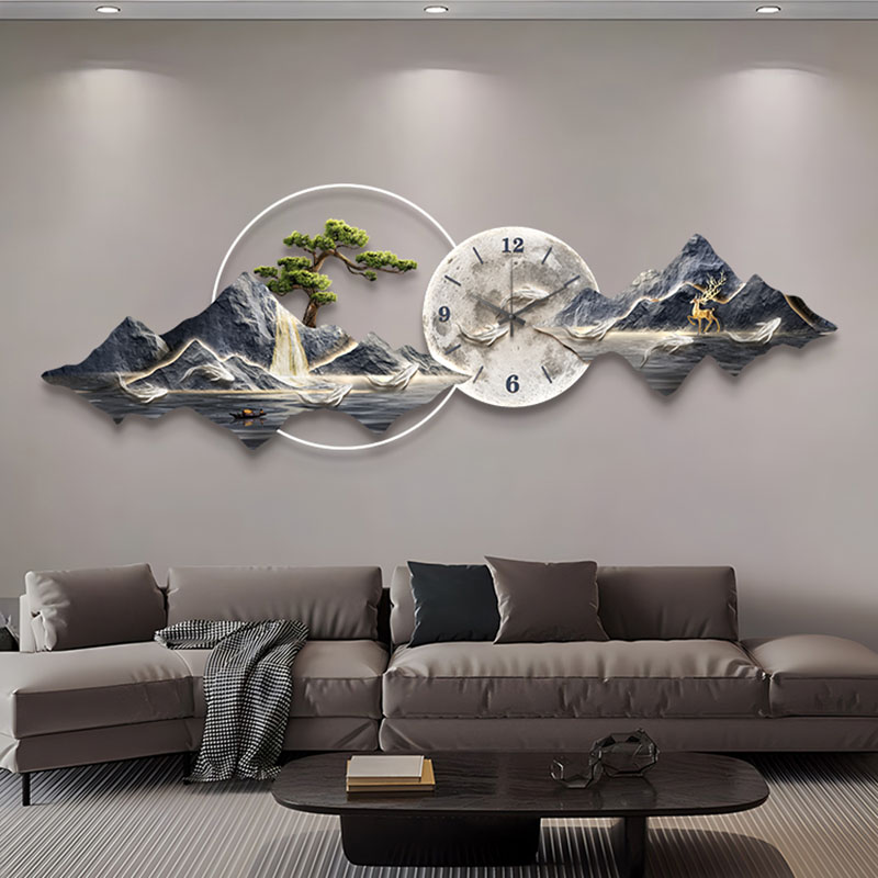 Relojes de Pared para Sala de  - Lighting Home Decor Wall Clocks reseña y precio