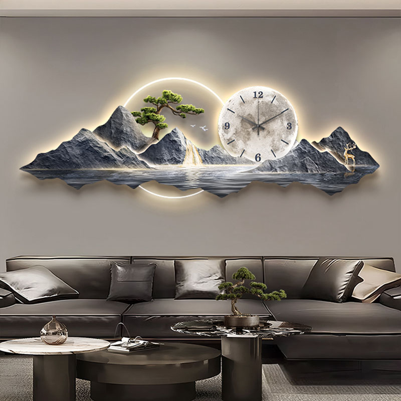 Relojes de Pared para Sala de  - Lighting Home Decor Wall Clocks reseña y precio
