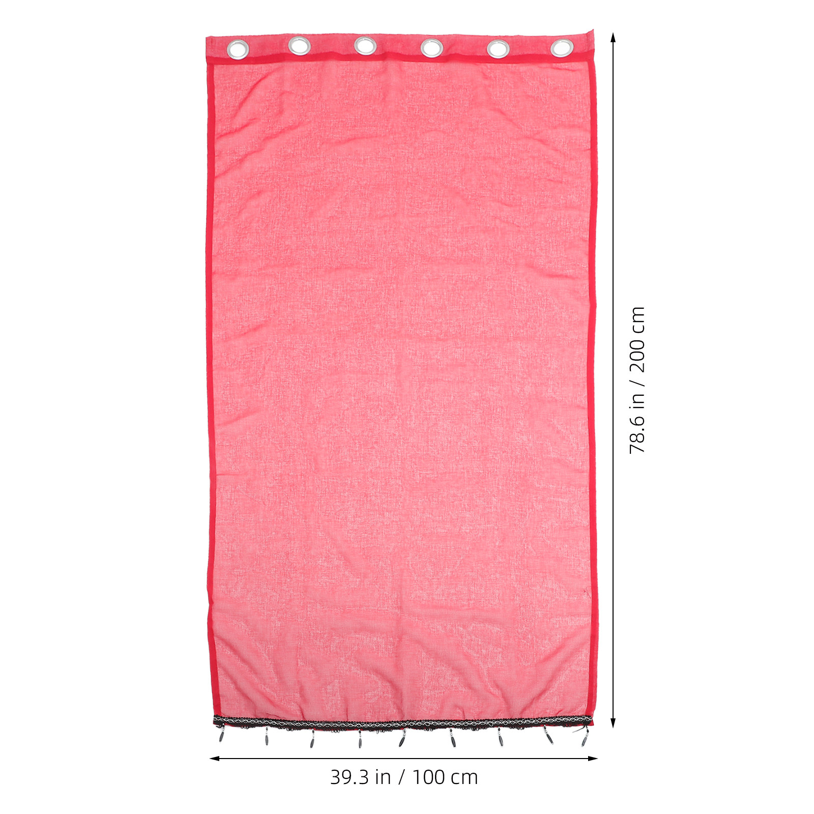 2 Cortinas Transparentes Rojas - Kitchen Decor Lighting reseña y precio
