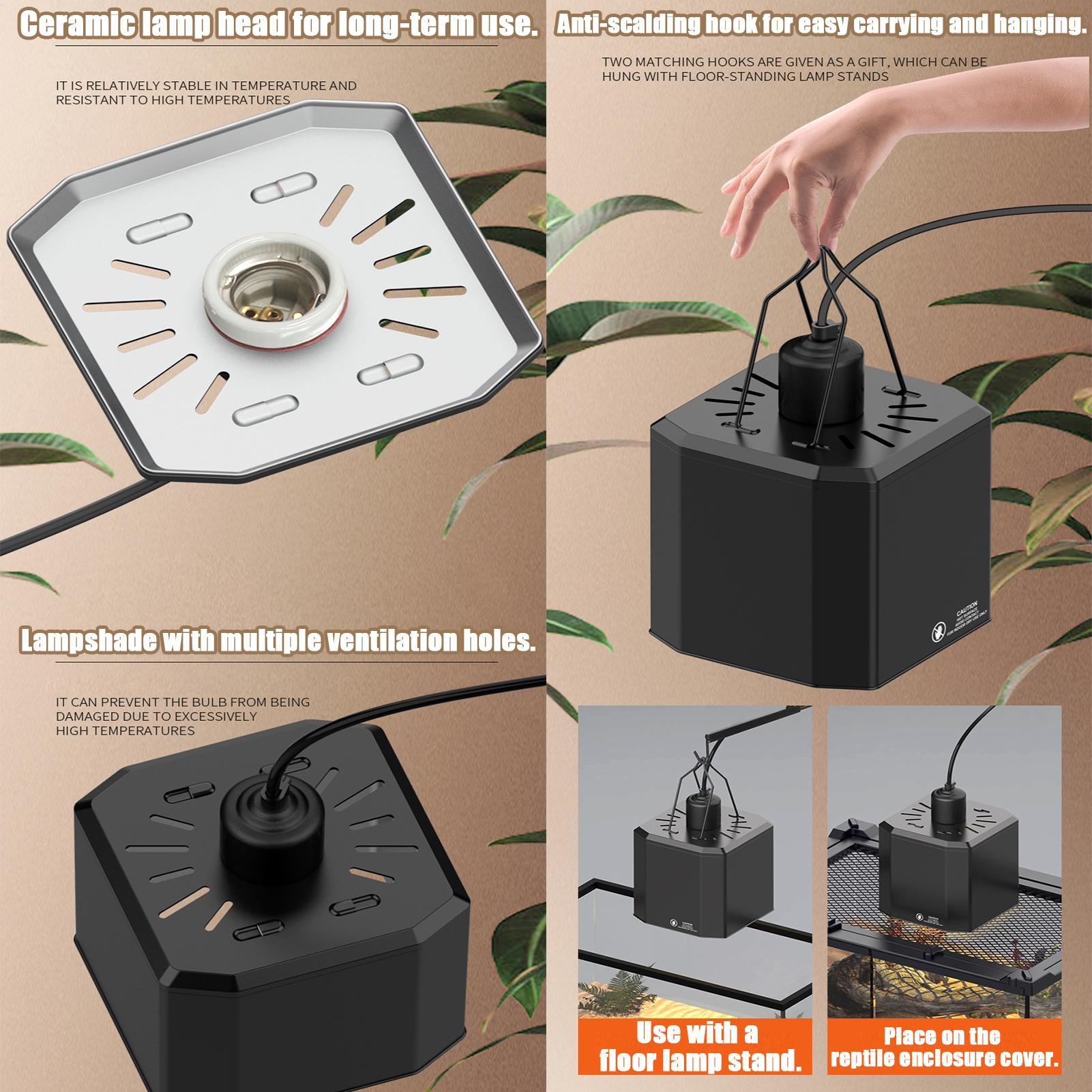 Pantalla de lámpara de calor p - Gecko Lighting & Decor reseña y precio