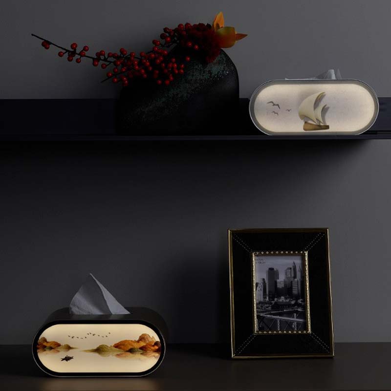 Caja de pañuelos con luz noctu - Lighting Home Decor Ideas reseña y precio